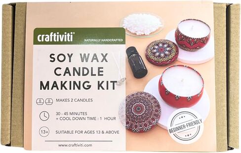 Craftiviti Soy Wax Candle Making Kit - DIY Mini Crafti-Kit in Kuwait