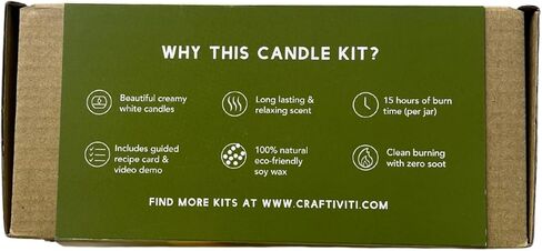 Craftiviti Soy Wax Candle Making Kit - DIY Mini Crafti-Kit in Kuwait