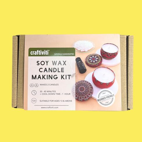 Craftiviti Soy Wax Candle Making Kit - DIY Mini Crafti-Kit in Kuwait