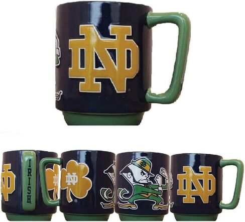 Notre Dame Fighting Irish Sculpted, Contoured, Relief (3D) Mug in Saudi Arabia