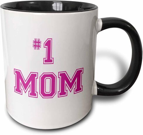 3dRose #1 Mom Mug, 15 oz, Ceramic in Saudi Arabia
