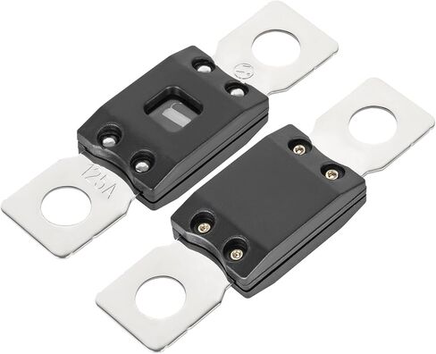 Scelrin 2Pcs 125A MEGA/AMG Fuse, High Current Bolt-on Fuse for Cars, Trucks, Construction Vehicles, Buses, Caravans Cars, Boats (125A) in Saudi Arabia