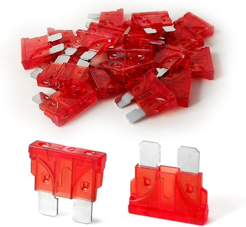 20Pcs 15 Amp Standard Car Fuses, Automotive Replacement Fuses (ATO/APR/ATS), Mini Blade Style Fuses Compatible with RV, Automotive, Trucks, Motorcycle, Camper, SUV, Boat(15 AMP/32V) in Saudi Arabia