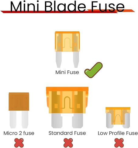 500 pcs 5A Mini Blade Fuse, Automotive Fuse for Car Truck in Saudi Arabia