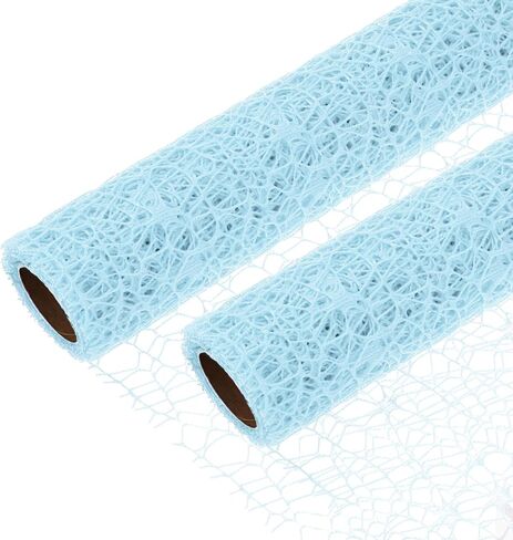 PATIKIL 180" L x 19.7" W Jacquard Net Mesh, 2Rolls Korean Openwork Floral Bouquet Wrapping Paper for Packaging Fresh Flower Wedding Valentine's Day Florist Supplies, Black in Saudi Arabia