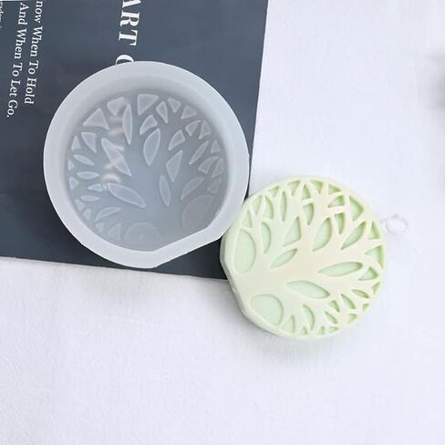 3D Simple Tree of Life Candle Silicone Molds DIY for Candle Making - Handcraft Artistic Soy Wax Candles, Soap, Resin, Chocolate, Gypsum and Clay Crafts in Saudi Arabia