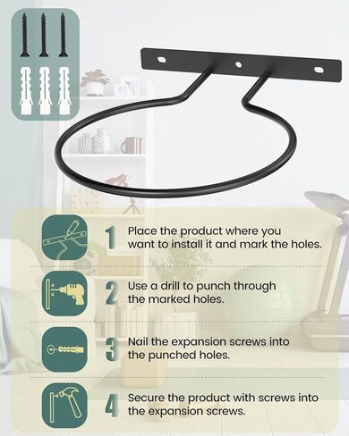 حامل كرة السلة المقوى Vorshape يثبت على الحائط - تخزين كرة القدم للعرض - حامل الكرة للكرة الطائرة، كرة القدم - الصبي، إكسسوارات ديكور غرفة الرجال in Kuwait