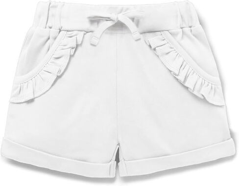 Haloumoning Baby Girls Ruffle Shorts Toddler Summer Cute Elastic Waist Short Pants with Pockets in Saudi Arabia