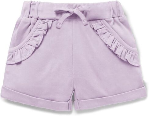 Haloumoning Baby Girls Ruffle Shorts Toddler Summer Cute Elastic Waist Short Pants with Pockets in Saudi Arabia
