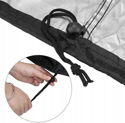 غطاء آلة بيضاوية الشكل من DEERGAZE للمنزل وصالة الألعاب الرياضية. غطاء مدرب التمرين للاستخدام الداخلي والخارجي in Kuwait