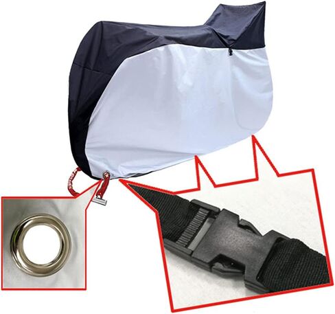 Bike Cover Waterproof Outdoor Bicycle Covers for Mountain and Road Bikes, Rain Sun UV，Bikes with Lock Holes & Storage Bag (Black) in Saudi Arabia