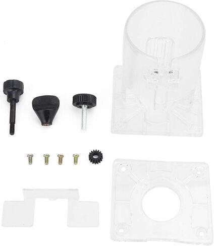 Kadimendium Woodworking Trimmer Base Plastic Router Transparent Base Power Tool Trimming Machine Protective Accessory(Thickened) in Saudi Arabia