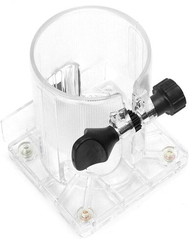 Kadimendium Woodworking Trimmer Base Plastic Router Transparent Base Power Tool Trimming Machine Protective Accessory(Thickened) in Saudi Arabia