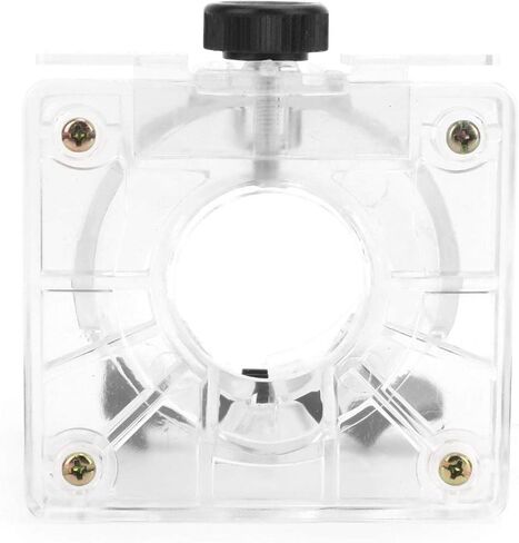 Kadimendium Woodworking Trimmer Base Plastic Router Transparent Base Power Tool Trimming Machine Protective Accessory(Thickened) in Saudi Arabia