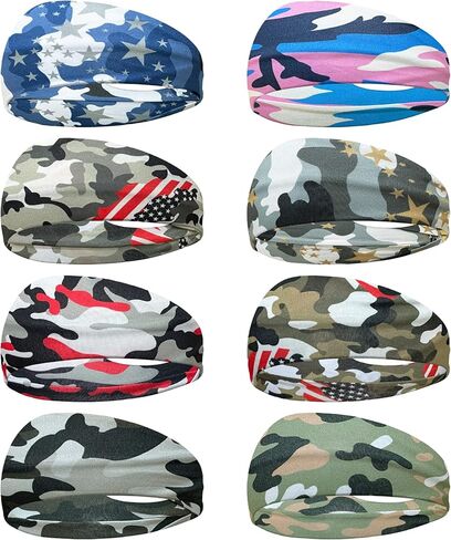 عصابة رأس رياضية للرجال مكونة من 6 قطع من Yxiang للجري وركوب الدراجات وكرة السلة واليوجا وتمارين اللياقة البدنية قابلة للتمدد للجنسين in Kuwait