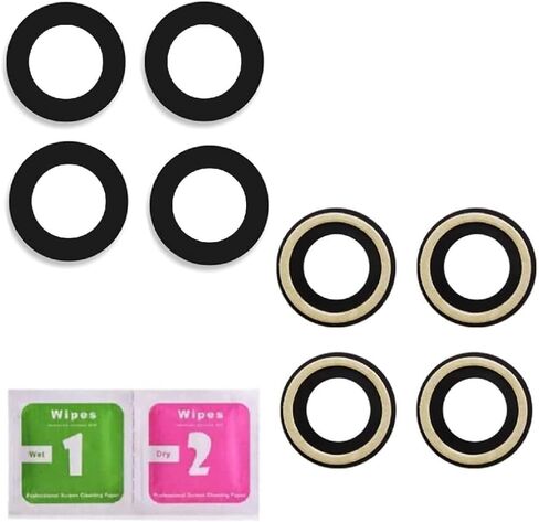 PHONSUN Camera Lens Glass Replacement for Motorola Moto One 5G XT2075-2/ Moto One 5g UW XT2075-1 (Set of 4) in Saudi Arabia