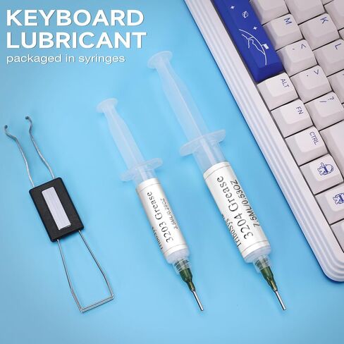 Tribosys-3204-Lubricant لحقنة مفاتيح لوحة المفاتيح الميكانيكية لمفاتيح ومثبتات لوحة المفاتيح الميكانيكية (7.5 مل / 0.53 أونصة) in Kuwait