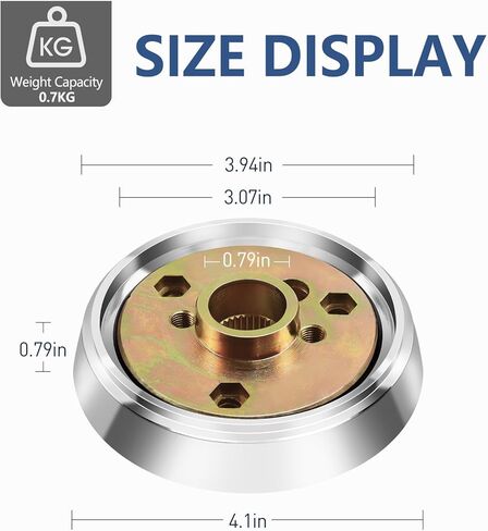 QYMOPAY Steering Wheel Adapter 3-Hole Truck Steering Wheel Adapter B5 for Navistar International all models in Kuwait
