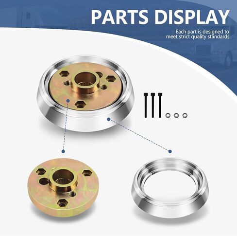 QYMOPAY Steering Wheel Adapter 3-Hole Truck Steering Wheel Adapter B5 for Navistar International all models in Kuwait