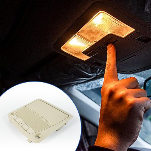 Aumtoni Overhead Map Reading Light Lamp Compatible with Nissan Altima 2013-2018 Nissan Sentra 2013-2015 Replacement #26430-C990D in Saudi Arabia