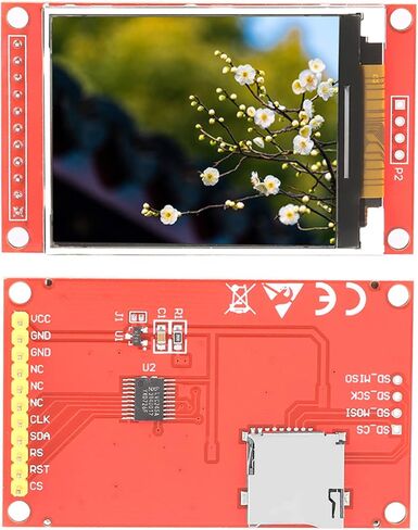 2.0 "بوصة TFT وحدة عرض إل سي دي 3 فولت/5.5 فولت شاشة ملونة 176x220 بكسل سائق IC ILI9225 الواجهة الطرفية التسلسلية in Kuwait