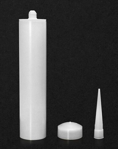 QWORK أنبوب السد الفارغ، 3 عبوات 10 أونصة. خرطوشة السد البلاستيكية الفارغة in Kuwait