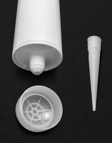 QWORK أنبوب السد الفارغ، 3 عبوات 10 أونصة. خرطوشة السد البلاستيكية الفارغة in Kuwait