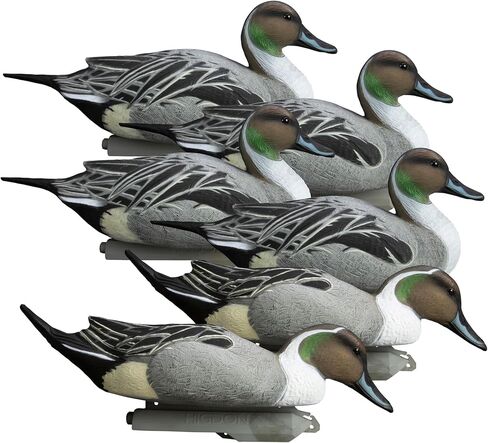 Higdon Outdoors Battleship Pintail Duck Decoys, All Drakes, Foam-Filled in Saudi Arabia