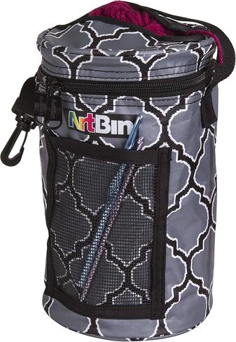 ArtBin 6831AG Mini Yarn Drum, Portable Knitting & Crochet Storage, [1] Poly Canvas Tote Bag, Raspberry in Saudi Arabia