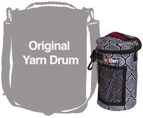 ArtBin 6831AG Mini Yarn Drum, Portable Knitting & Crochet Storage, [1] Poly Canvas Tote Bag, Raspberry in Saudi Arabia