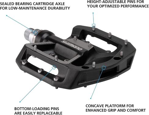 SHIMANO PD-GR500 Pedals Black; One Size in Saudi Arabia