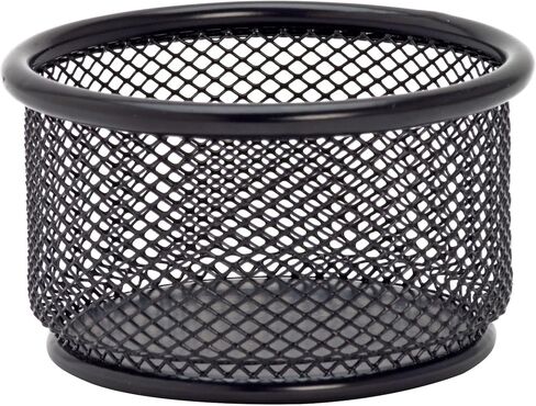 Lorell 84150 Paper Clip Holder, 3-3/4-Inch x3-7/8-Inch , Black Mesh in Saudi Arabia