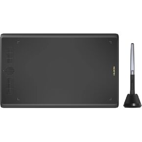 Drawing Tablet HUION HS610 Graphic Tablet with Battery-Free Stylus 8192 Pen Pressure Tilt Function, 10x6.25 Inches Digital Tablet for Animation & Design, Compatible with Windows/Mac/Android in Kuwait