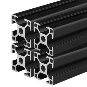 4pcs 3030 T Slot Aluminum Extrusion Profile 500mm 19.68inch European Standard Anodized Extruded Linear Rail Guide Frame for DIY Workbenche Furniture Fitness Equipment Machinery Shelf Silver BELLA BAYS in Kuwait