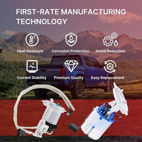 Electric Fuel Pump Module Assembly Compatible with Mercedes-Benz C300 C350 E350 E550 GLK350 2008 2009 2010 2011 2012,3.0L 3.5L 5.5L,Gas,Rear Left Fuel Filter Without Sensor, Replace#2044700794 in Saudi Arabia