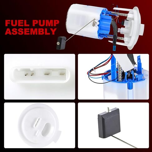 Electric Fuel Pump Module Assembly Compatible with Mercedes-Benz C300 C350 E350 E550 GLK350 2008 2009 2010 2011 2012,3.0L 3.5L 5.5L,Gas,Rear Left Fuel Filter Without Sensor, Replace#2044700794 in Saudi Arabia