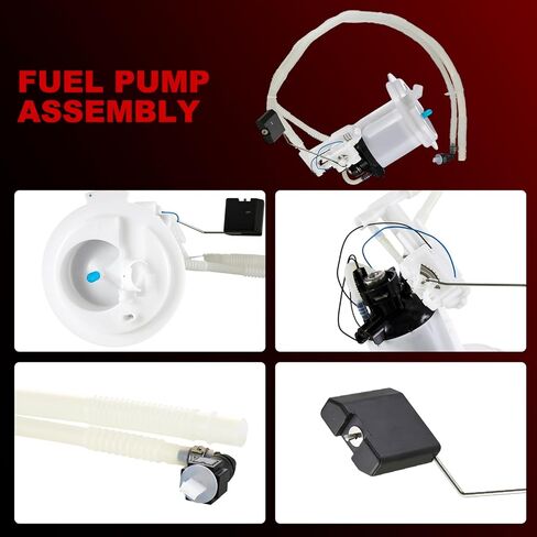 Electric Fuel Pump Module Assembly Compatible with Mercedes-Benz C300 C350 E350 E550 GLK350 2008 2009 2010 2011 2012,3.0L 3.5L 5.5L,Gas,Rear Left Fuel Filter Without Sensor, Replace#2044700794 in Saudi Arabia