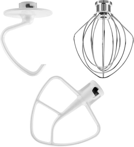 Stainless Steel K45DH Dough Hook Replacement for 4.5QT-5QT Tilt-Head Stand Mixer,Replace K45,KSM75,KSM90,KSM150,KSM175,KSM180 Serie Stand Mixer Accessories-Dishwasher Safe in Kuwait