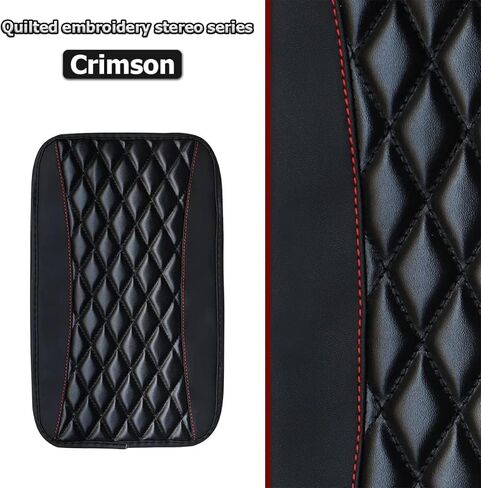 Car Center Console Cover for Genesis GV70 2022 2023 2024 2025, Leather Armrest Seat Box Cover Protector Comfortable Center Console Armrest Cover,Black in Saudi Arabia