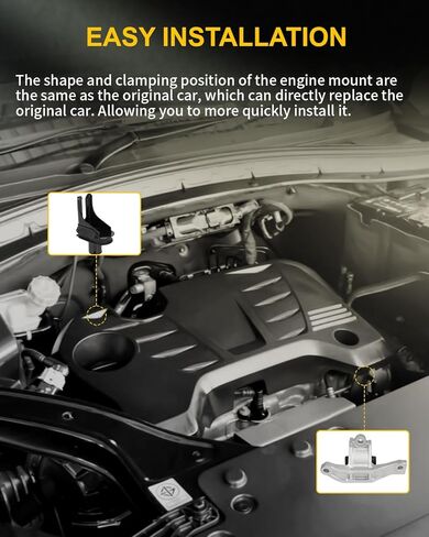 مجموعة حامل نظام التعليق لمحرك المحرك OCPTY متوافقة مع Acura TL Base Type-S 2007 2008، ناقل الحركة الأوتوماتيكي # A4526HY، A4599HY، A4517، A4591، A65022، A65025 (6 قطع) in Saudi Arabia