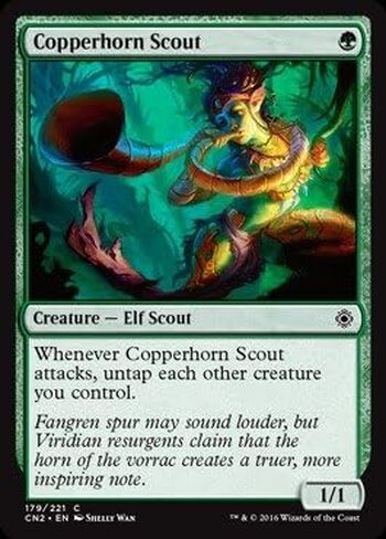Magic The Gathering - Copperhorn Scout (179/221) - Conspiracy 2: Take The Crown in Saudi Arabia