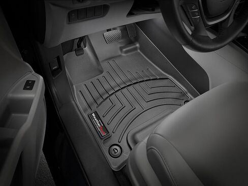 بطانات أرضية مخصصة من Weathertech لسيارة Honda Passport، Pilot، Pilot - الصف الأول (448391)، أسود in Saudi Arabia