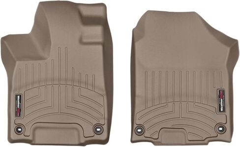 بطانات أرضية مخصصة من Weathertech لسيارة Honda Passport، Pilot، Pilot - الصف الأول (448391)، أسود in Saudi Arabia