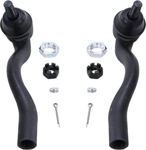Detroit Axle - Front 10pc Suspension Kit for 2011-2015 Jeep Grand Cherokee Dodge Durango 2012 2013 2014, 2 Lower Ball Joints, 4 Inner & Outer Tie Rods, 2 Sway Bar Links, 2 Boots, Replacement in Saudi Arabia