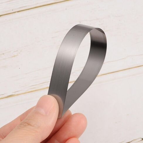 HARFINGTON 5pcs Mn Steel Feeler Gauge 0.35mm Thickness 150mm Length Metric Filler Thickness Gage Gap Measuring Tool Single Blade in Saudi Arabia