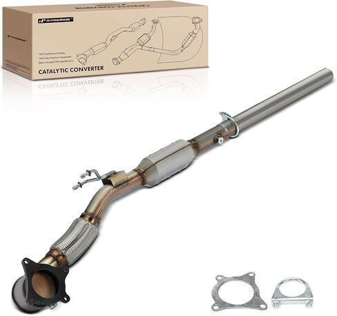 محول حفاز A-Premium مع مجموعة حشية متوافقة مباشرة مع Volkswagen Passat 2006 2007 2008 2.0L, E.P.A. متوافق in Saudi Arabia