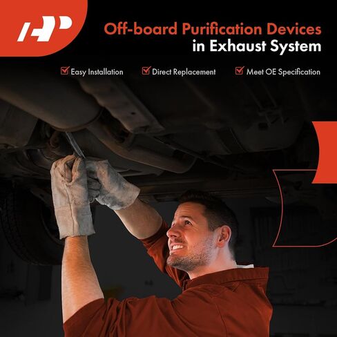 محول حفاز A-Premium مع مجموعة حشية متوافقة مباشرة مع Volkswagen Passat 2006 2007 2008 2.0L, E.P.A. متوافق in Saudi Arabia