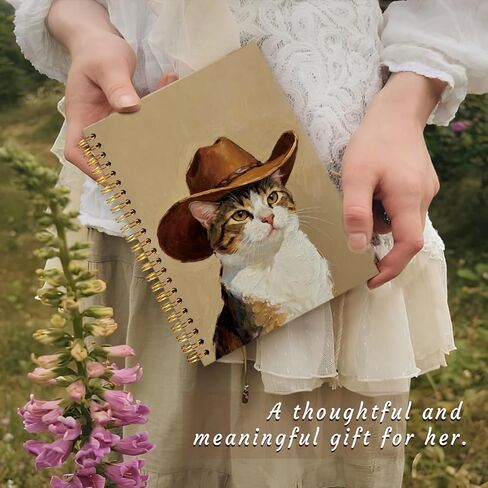 مجلة دفتر مضحكة هدايا المسترد الذهبي للنساء والرجال، والهدايا الغربية للنساء، وأجهزة الكمبيوتر المحمولة لطيف للنساء الفتيات زملاء العمل عشاق المسترد الذهبي، واللوازم المكتبية مدرسة رعاة البقر الغربية A5 in Kuwait