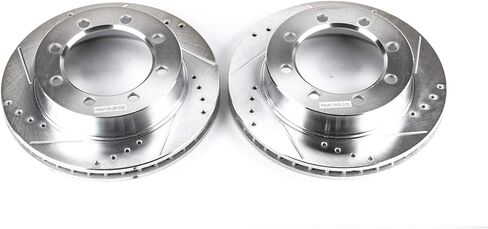 Power Stop AR8553XPR Front Evolution Drilled & Slotted Rotor Pair For Ford F-250 1995-1999, Ford F-350 1995-1997 [Model Specific] in Saudi Arabia