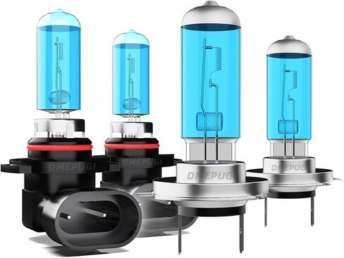 Compatible With Mazda 2 2011-2019, 9003 High Low Beam + H11 Fog Lights Halogen Light Bulb Combo,Bright Halogen Replacement Headlight Bulbs,Plug N Play, Pack of 4 in Saudi Arabia